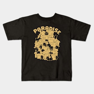 Cat Box Paradise by Tobe Fonseca Kids T-Shirt